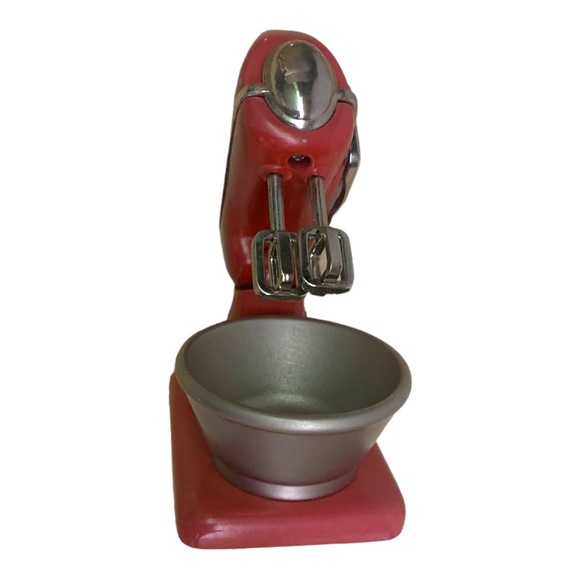 Quartz Breeze Miniature Novelty Collector’s Kitchen Mixer Decorative Clock Red - Picture 7 of 9